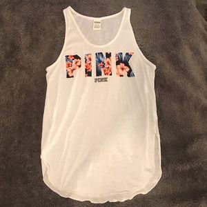 Pink Victoria’s Secret tank top